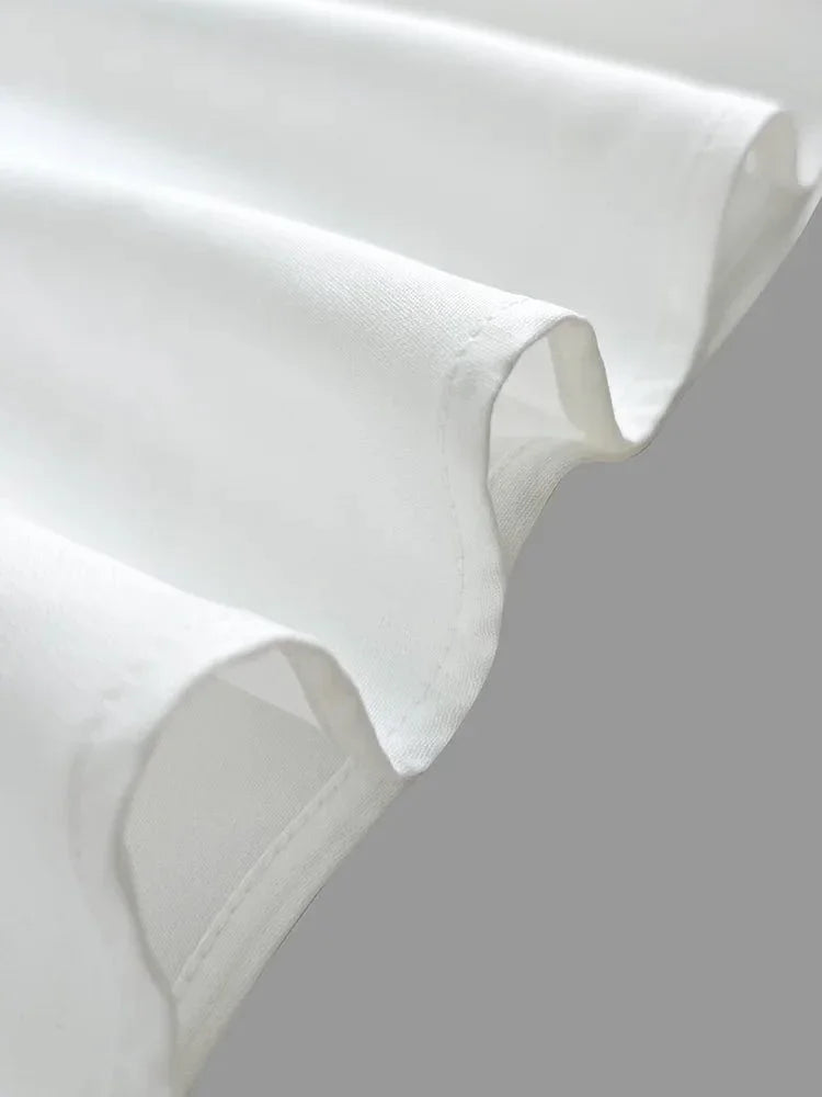 Elegant Floral Bodycon Dress – Black & White Evening Chic - LunaKit.LTD