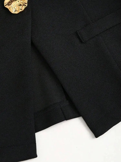 Elegant Slim - Fit Two - Piece Set – Round - Neck Chic - LunaKit.LTD