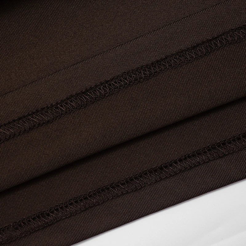 Elegant Solid - Color Bodycon Mini Dress – Gathered Waist - LunaKit.LTD