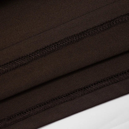 Elegant Solid - Color Bodycon Mini Dress – Gathered Waist - LunaKit.LTD