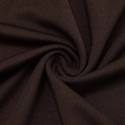 Elegant Solid - Color Bodycon Mini Dress – Gathered Waist - LunaKit.LTD