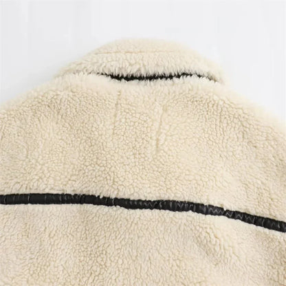 European - American Faux Fur Motorcycle Coat - LunaKit.LTD