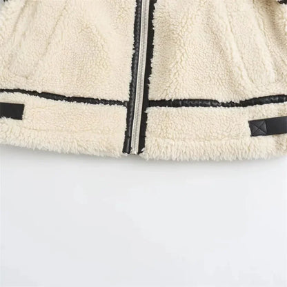 European - American Faux Fur Motorcycle Coat - LunaKit.LTD