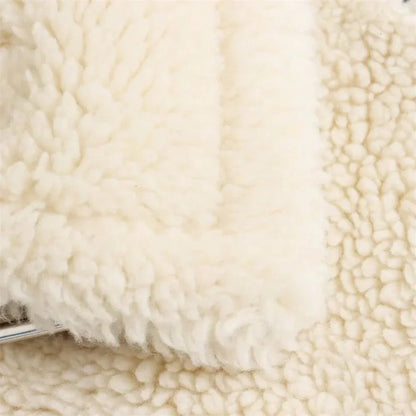 European - American Faux Fur Motorcycle Coat - LunaKit.LTD