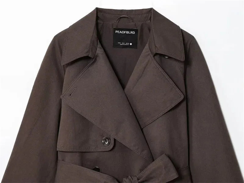 Fashion Belted Coat – Casual & Versatile Style - LunaKit.LTD