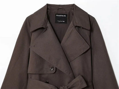 Fashion Belted Coat – Casual & Versatile Style - LunaKit.LTD