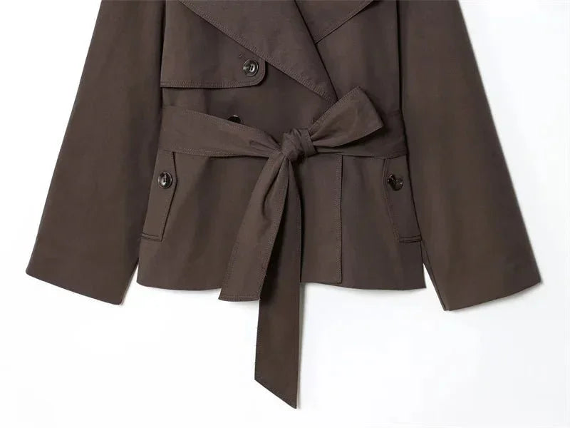 Fashion Belted Coat – Casual & Versatile Style - LunaKit.LTD