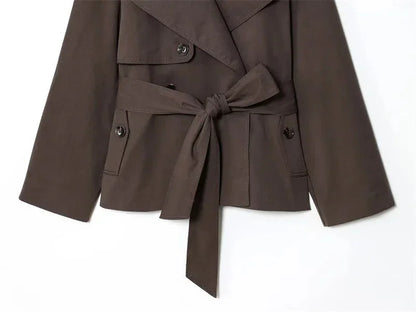 Fashion Belted Coat – Casual & Versatile Style - LunaKit.LTD