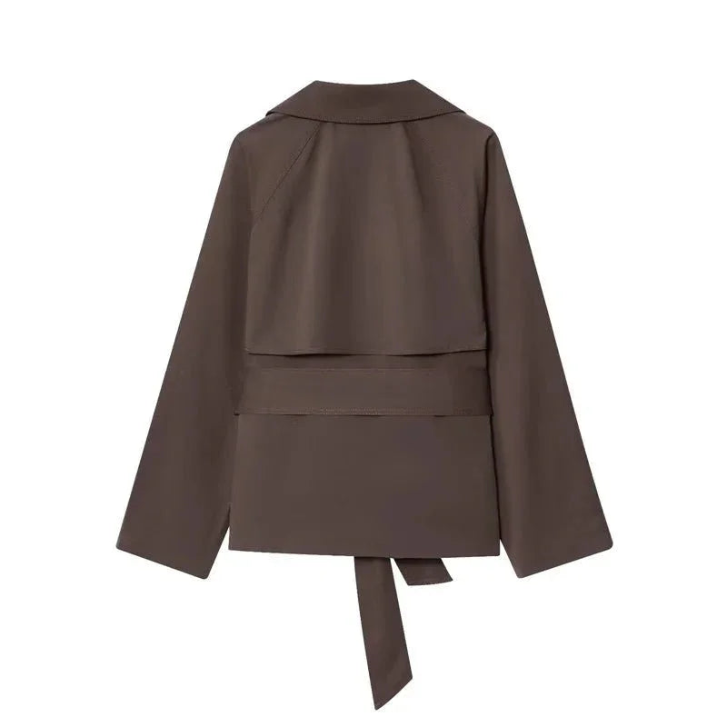 Fashion Belted Coat – Casual & Versatile Style - LunaKit.LTD