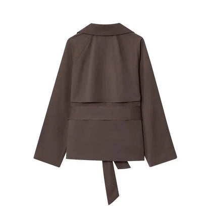 Fashion Belted Coat – Casual & Versatile Style - LunaKit.LTD