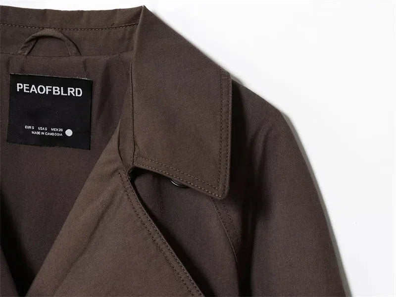 Fashion Belted Coat – Casual & Versatile Style - LunaKit.LTD