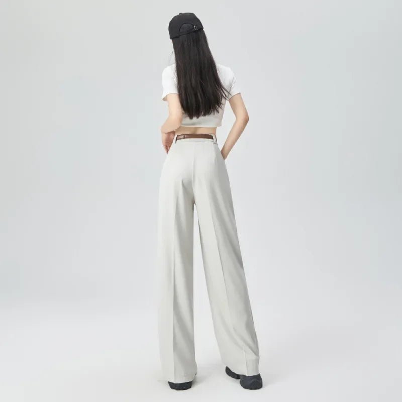 Floor - Length Suit Pants – Minimal Summer Style - LunaKit.LTD