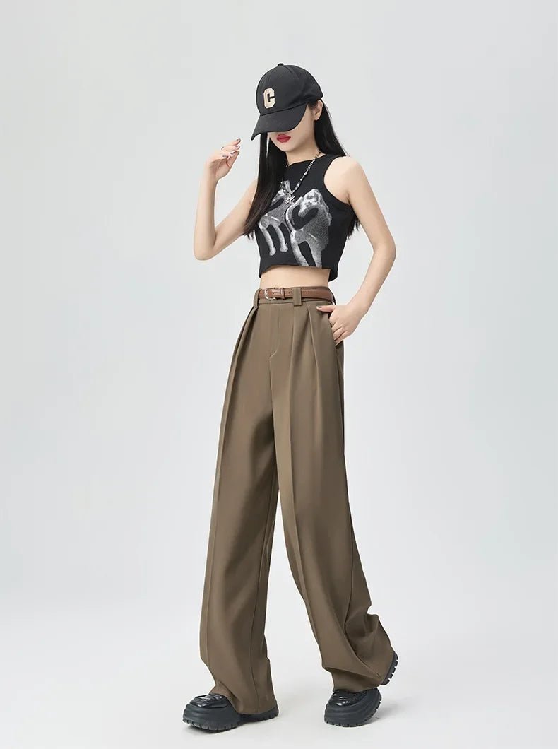 Floor - Length Suit Pants – Minimal Summer Style - LunaKit.LTD