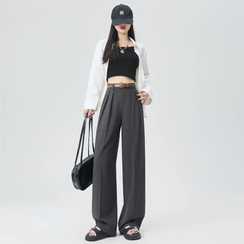 Floor - Length Suit Pants – Minimal Summer Style - LunaKit.LTD