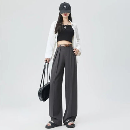 Floor - Length Suit Pants – Minimal Summer Style - LunaKit.LTD