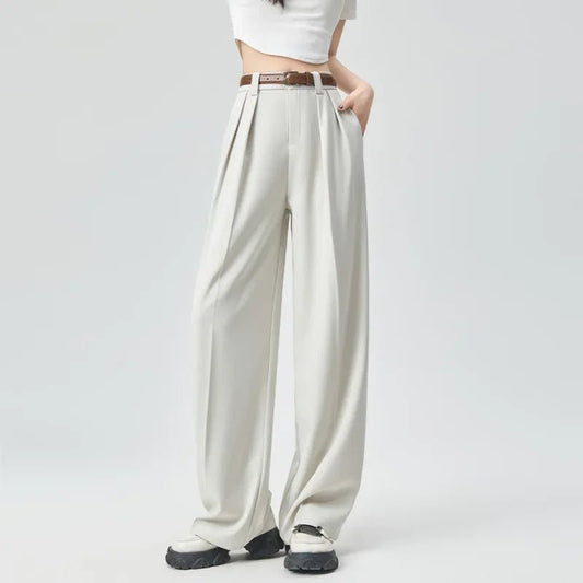 Floor - Length Suit Pants – Minimal Summer Style - LunaKit.LTD