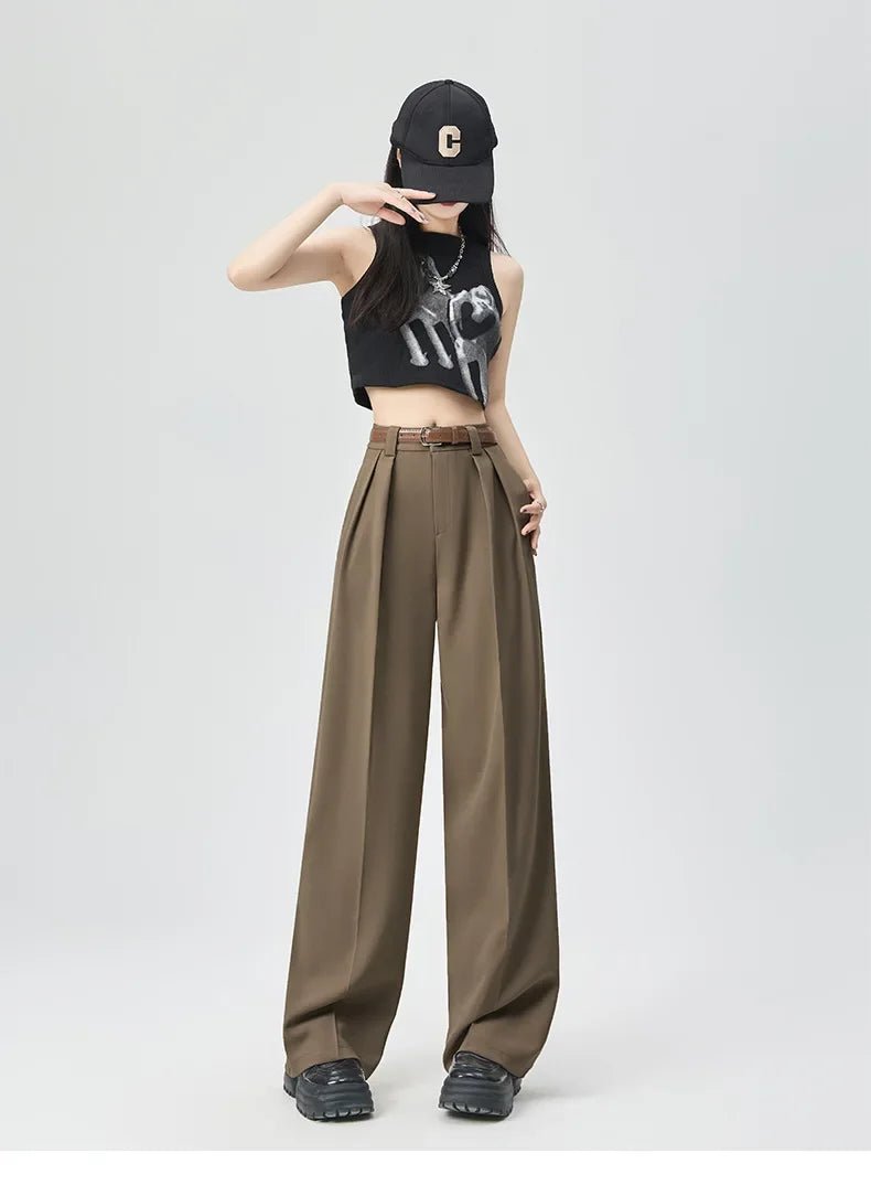 Floor - Length Suit Pants – Minimal Summer Style - LunaKit.LTD
