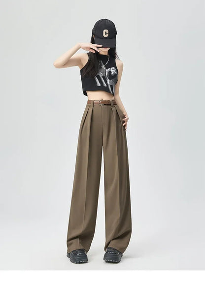 Floor - Length Suit Pants – Minimal Summer Style - LunaKit.LTD