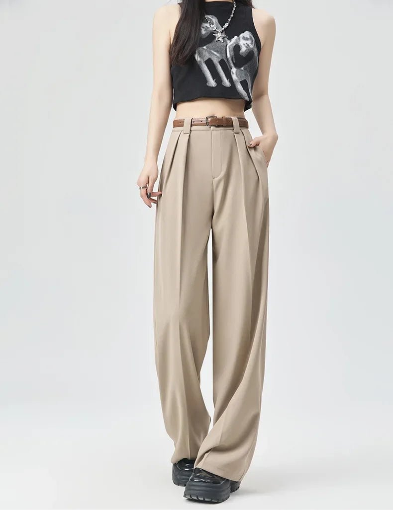 Floor - Length Suit Pants – Minimal Summer Style - LunaKit.LTD