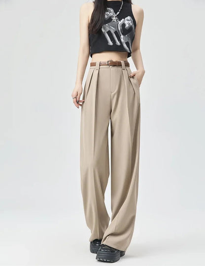 Floor - Length Suit Pants – Minimal Summer Style - LunaKit.LTD