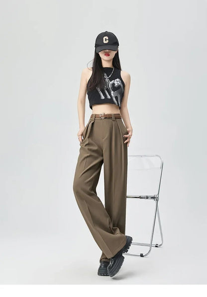 Floor - Length Suit Pants – Minimal Summer Style - LunaKit.LTD