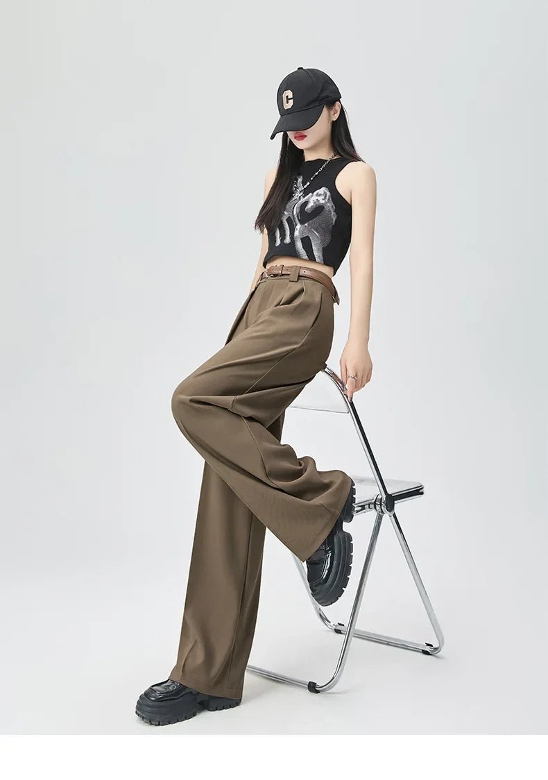 Floor - Length Suit Pants – Minimal Summer Style - LunaKit.LTD