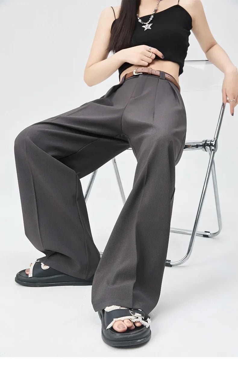 Floor - Length Suit Pants – Minimal Summer Style - LunaKit.LTD