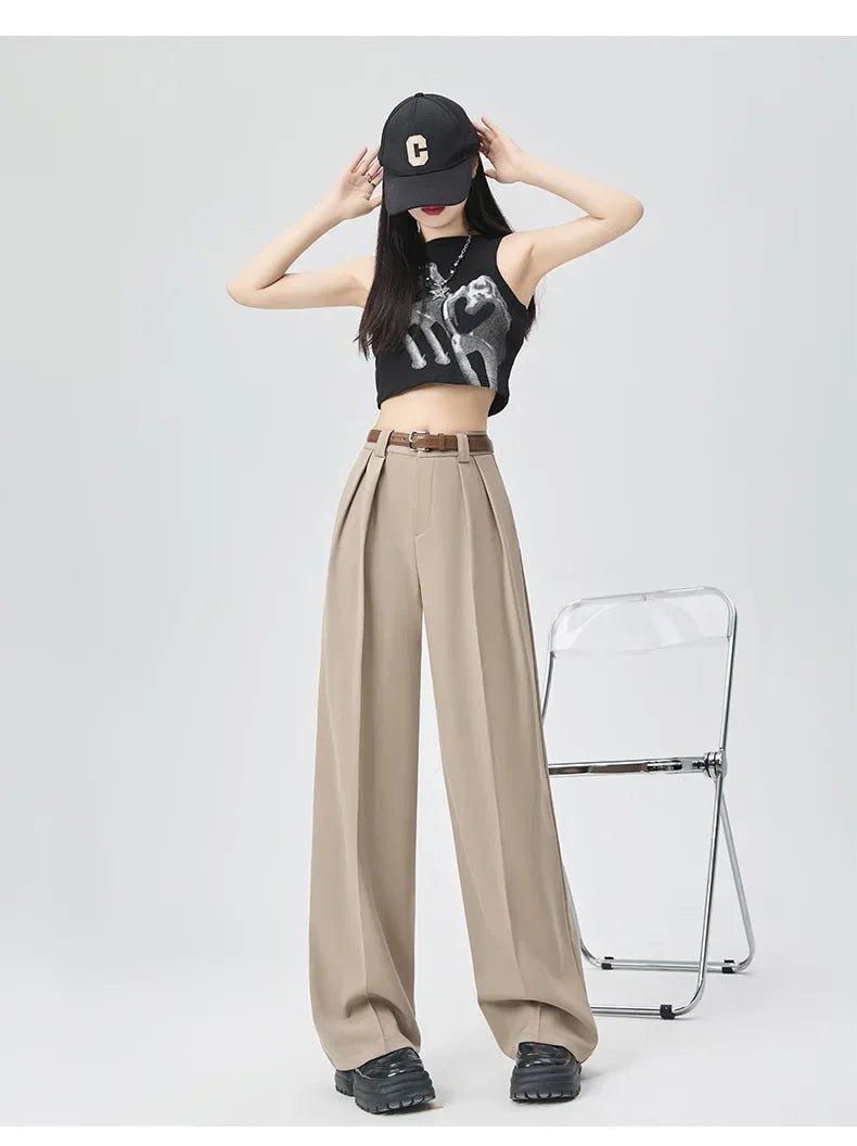 Floor - Length Suit Pants – Minimal Summer Style - LunaKit.LTD
