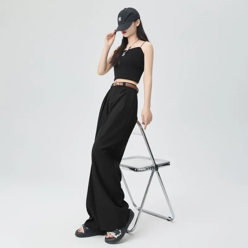 Floor - Length Suit Pants – Minimal Summer Style - LunaKit.LTD