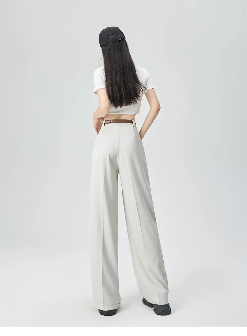 Floor - Length Suit Pants – Minimal Summer Style - LunaKit.LTD