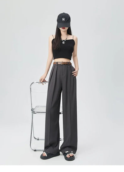 Floor - Length Suit Pants – Minimal Summer Style - LunaKit.LTD