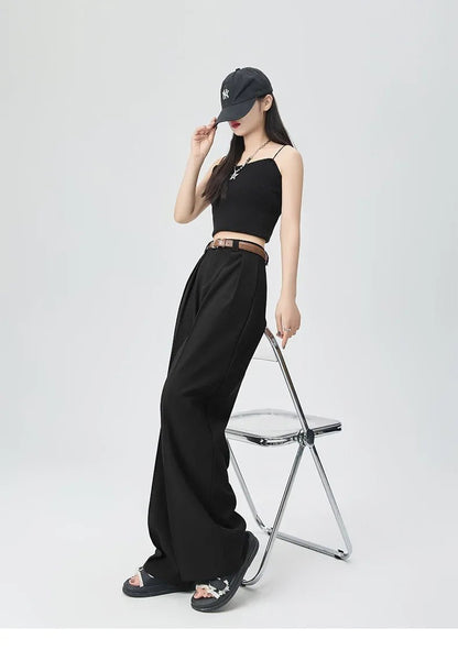 Floor - Length Suit Pants – Minimal Summer Style - LunaKit.LTD