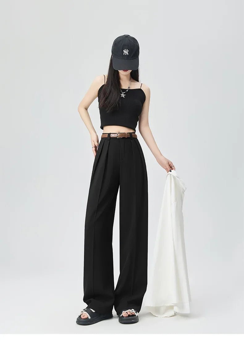 Floor - Length Suit Pants – Minimal Summer Style - LunaKit.LTD