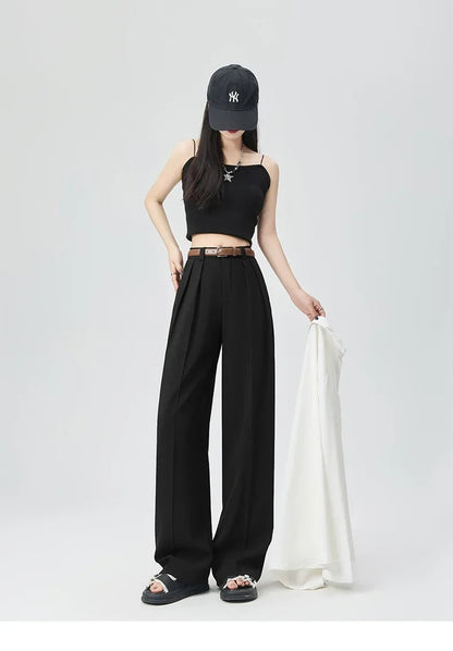 Floor - Length Suit Pants – Minimal Summer Style - LunaKit.LTD