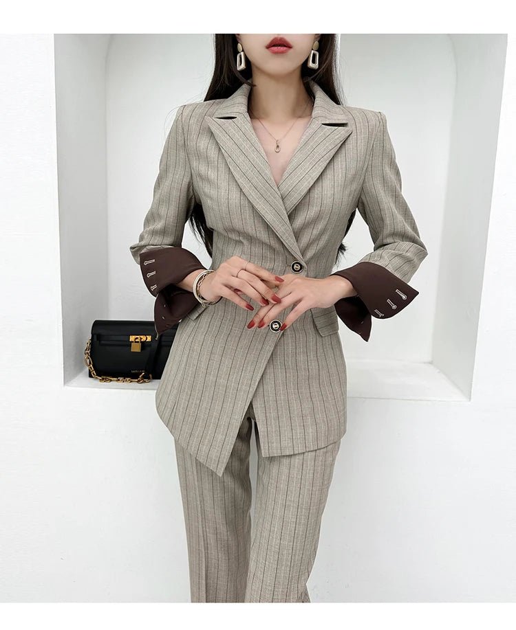 Formal Casual Suit – Modern Office Chic Look - LunaKit.LTD
