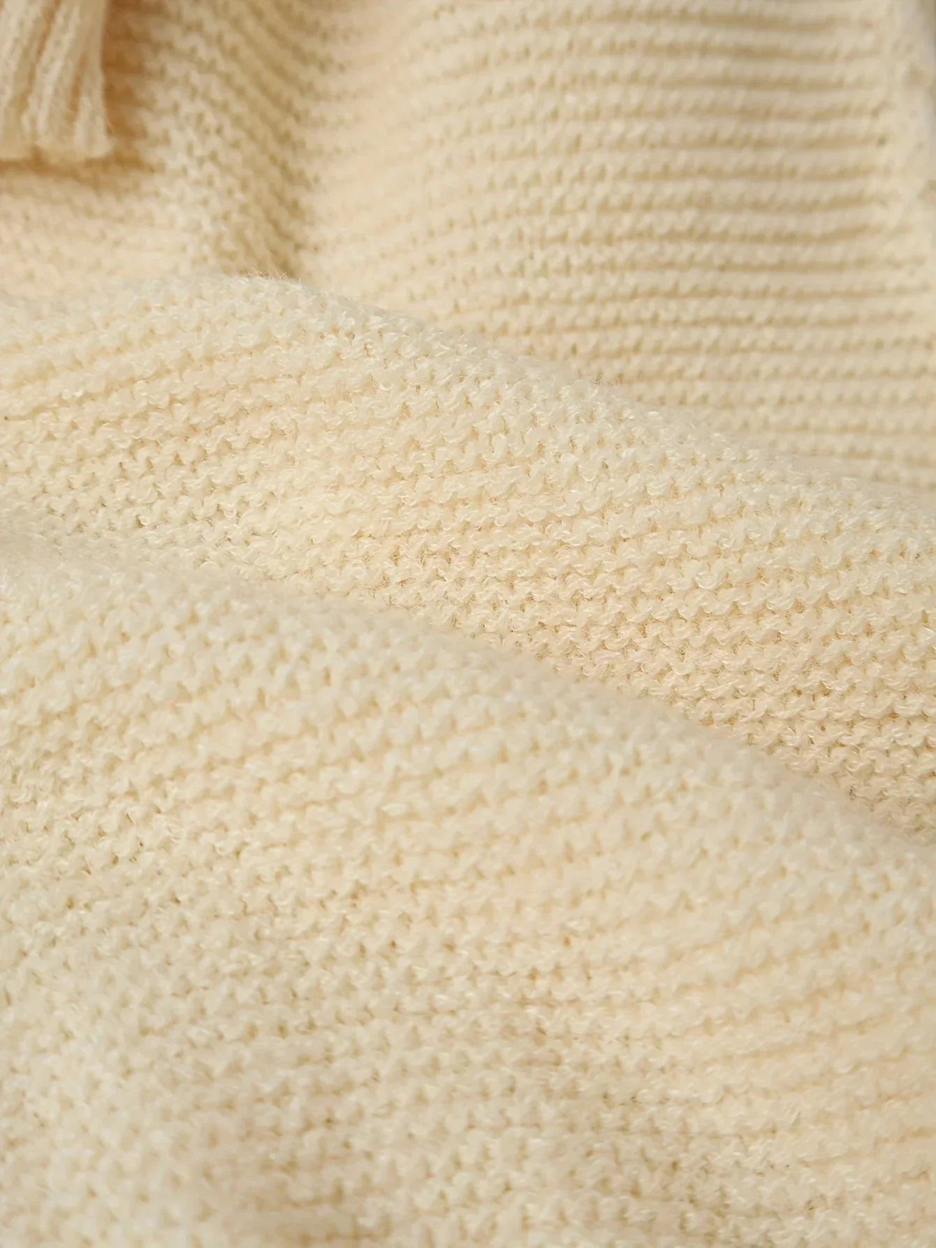 French Retro Knit – Square - Neck Short Sweater - LunaKit.LTD