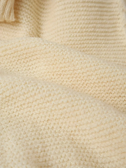 French Retro Knit – Square - Neck Short Sweater - LunaKit.LTD