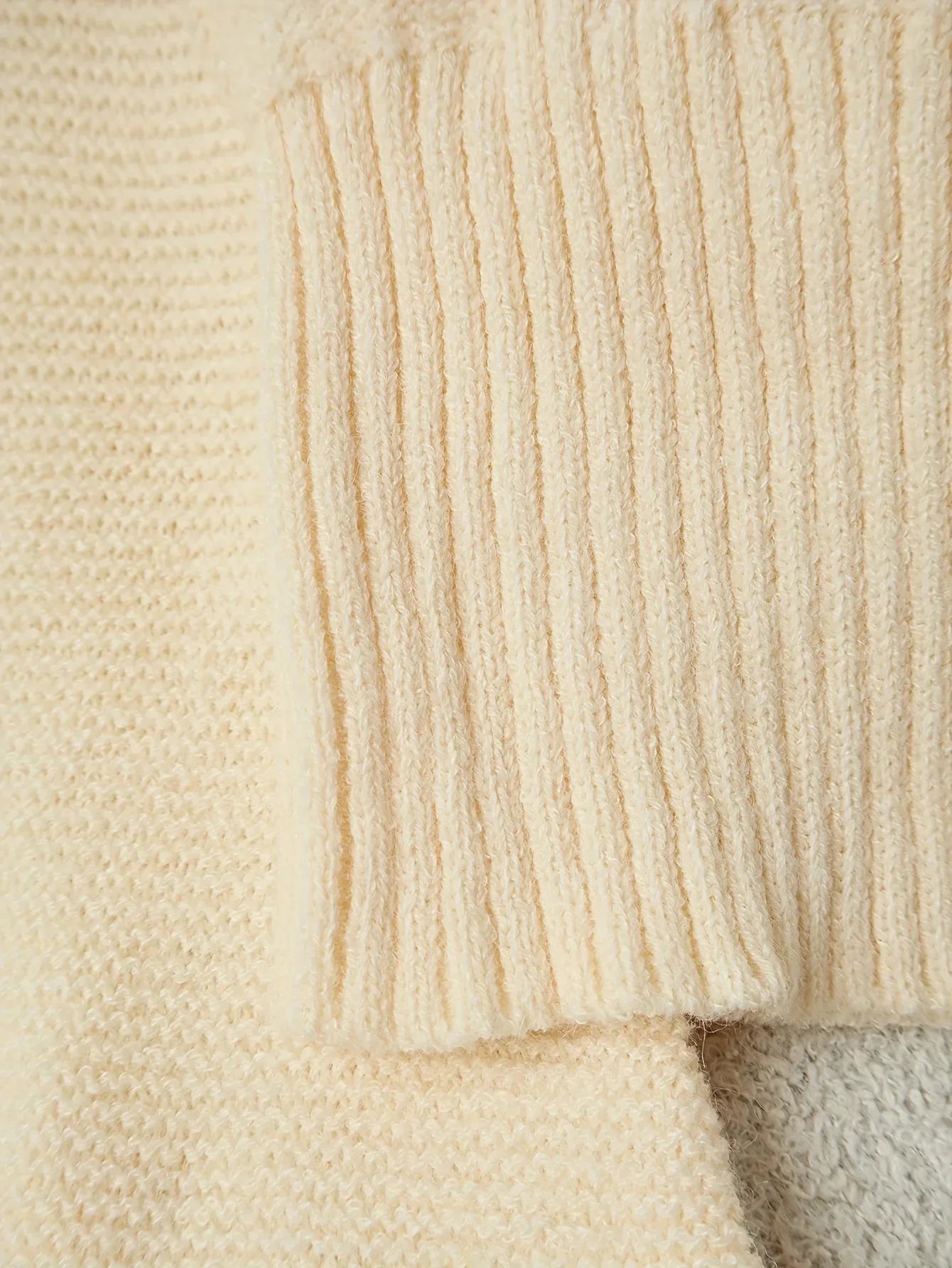 French Retro Knit – Square - Neck Short Sweater - LunaKit.LTD