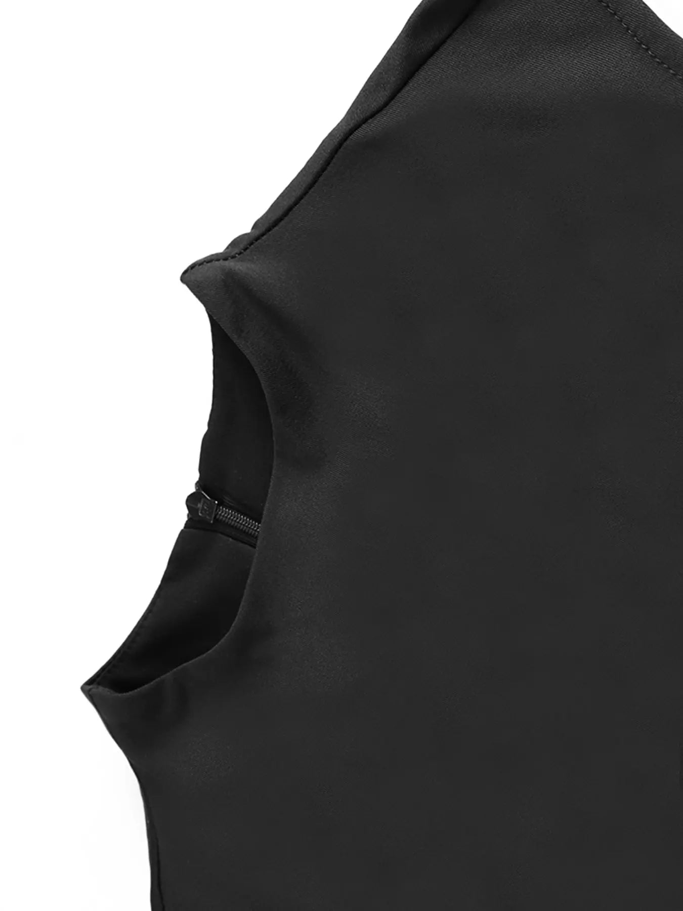 Gothic Black Jumpsuit – Minimal Summer Chic - LunaKit.LTD