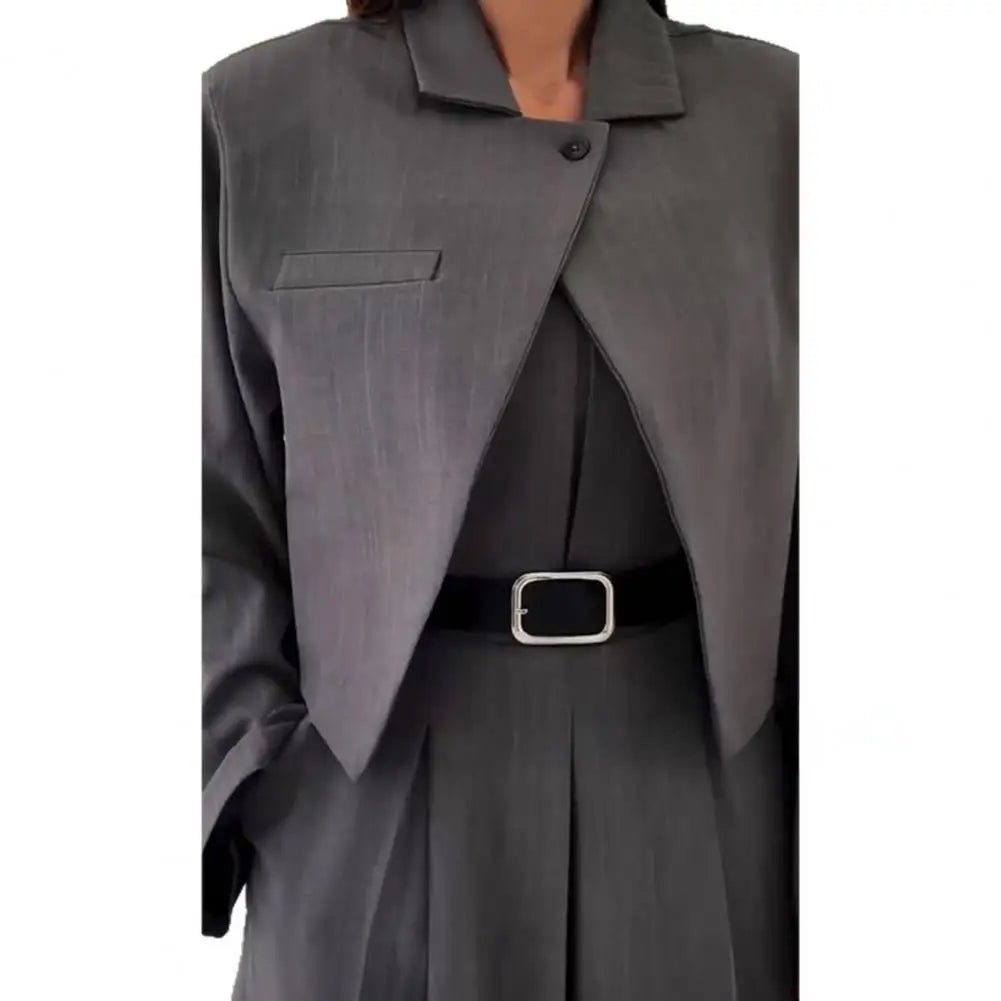 High - Street Chic Set – Strapless Jumpsuit with Blazer - LunaKit.LTD