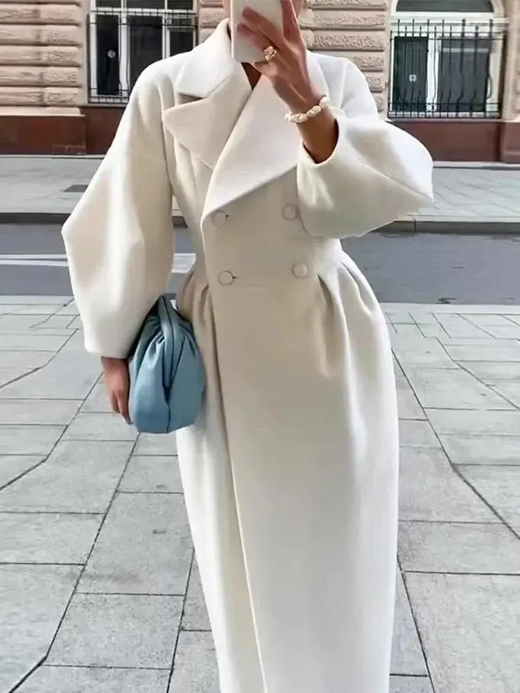 High - Street Wool Overcoat – Feminine Modern Style - LunaKit.LTD