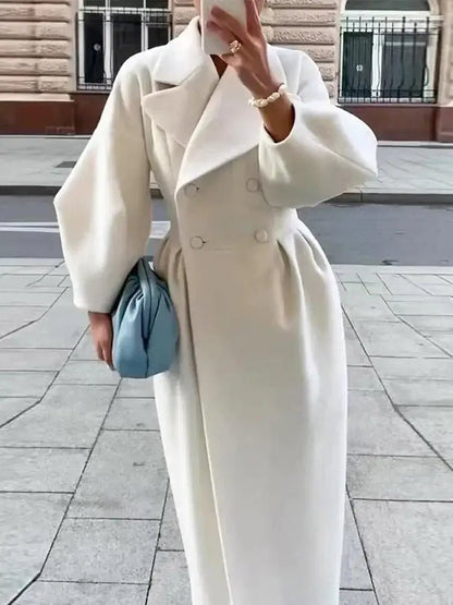 High - Street Wool Overcoat – Feminine Modern Style - LunaKit.LTD