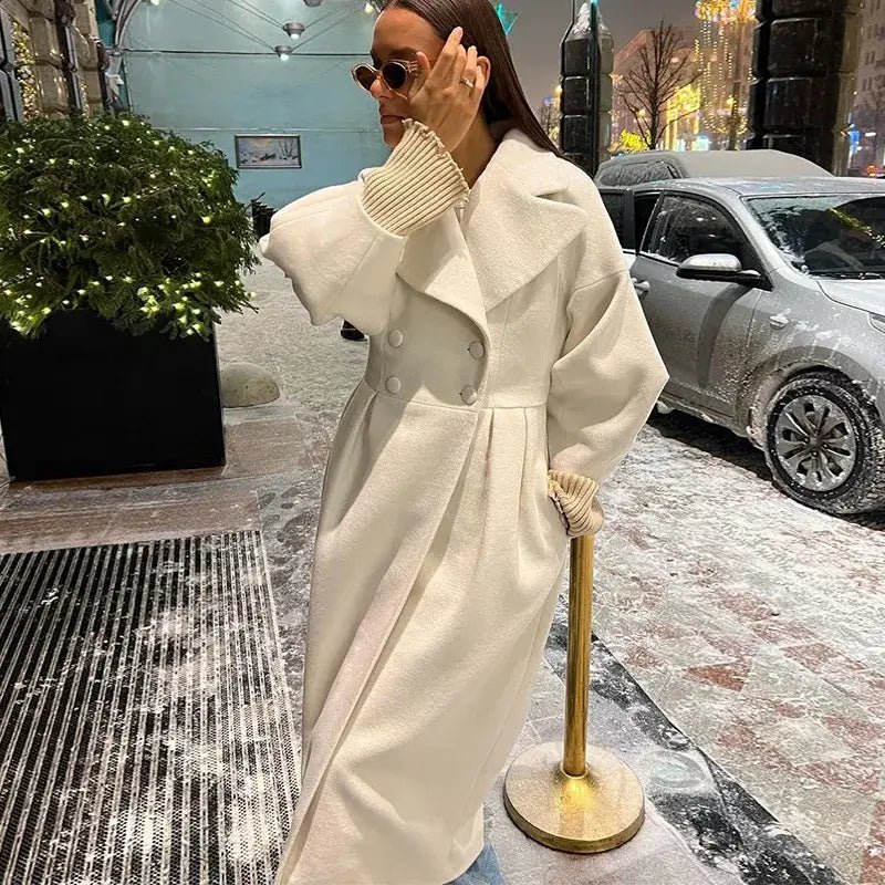 High - Street Wool Overcoat – Feminine Modern Style - LunaKit.LTD