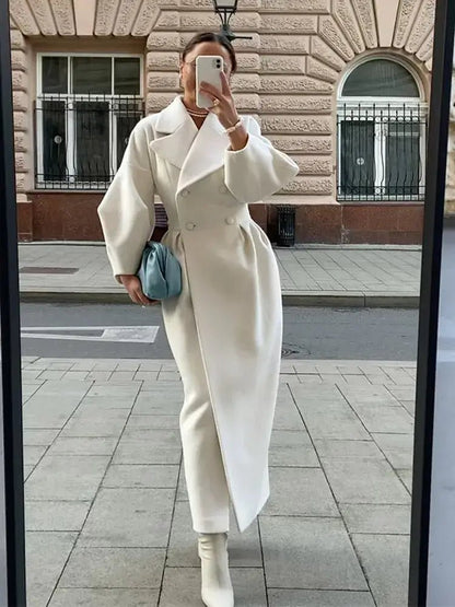 High - Street Wool Overcoat – Feminine Modern Style - LunaKit.LTD