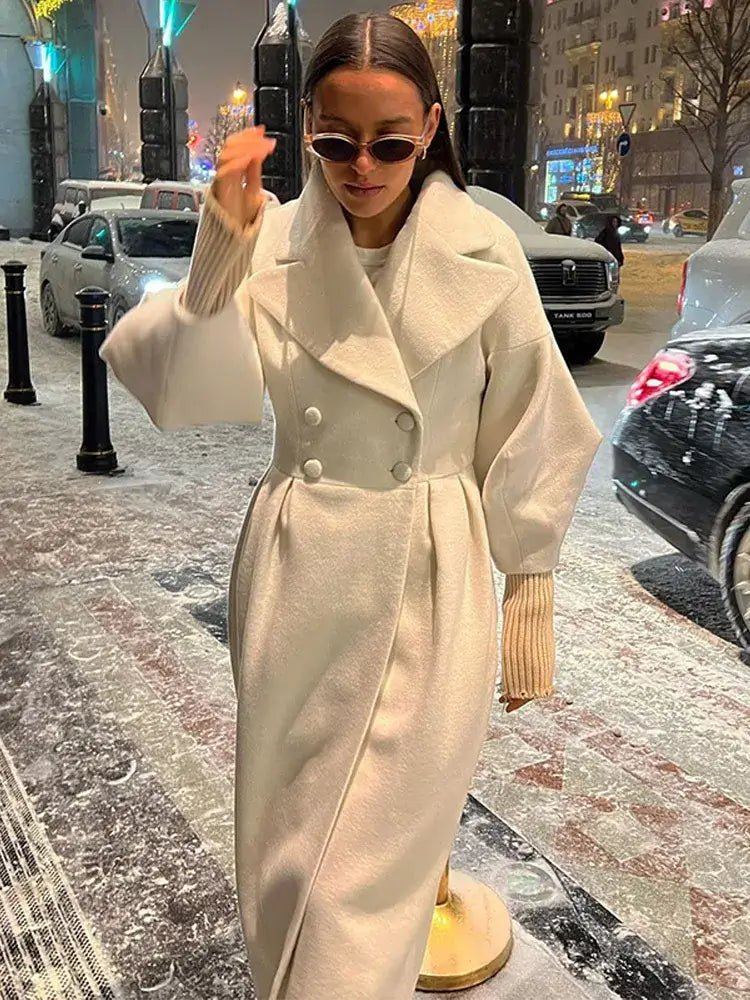 High - Street Wool Overcoat – Feminine Modern Style - LunaKit.LTD