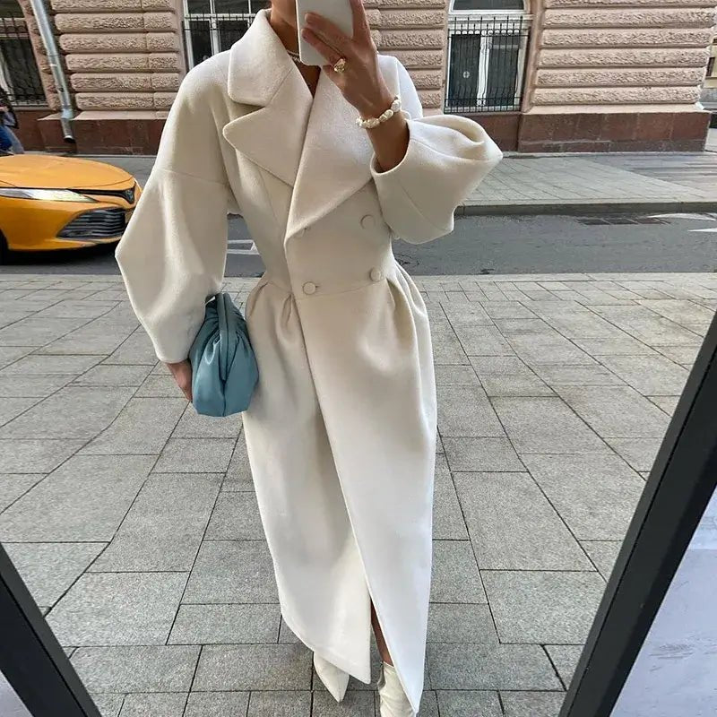 High - Street Wool Overcoat – Feminine Modern Style - LunaKit.LTD