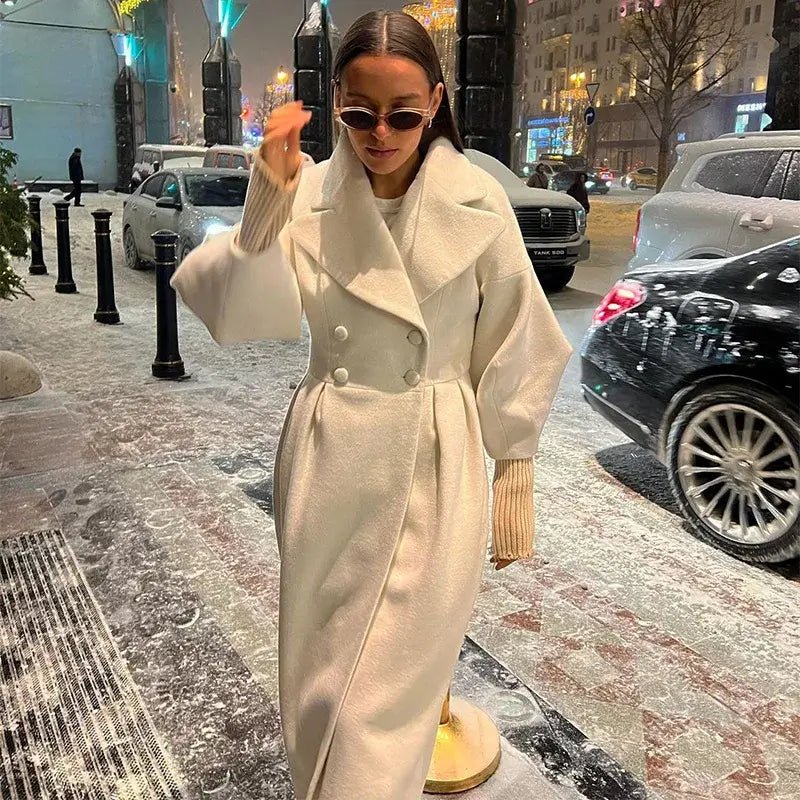 High - Street Wool Overcoat – Feminine Modern Style - LunaKit.LTD