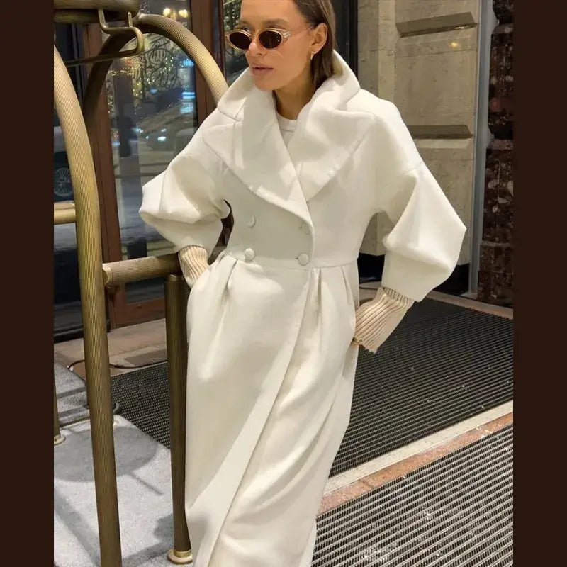 High - Street Wool Overcoat – Feminine Modern Style - LunaKit.LTD