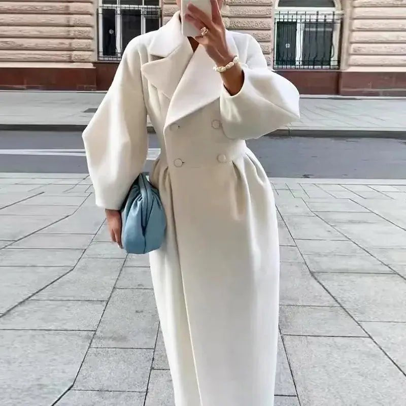 High - Street Wool Overcoat – Feminine Modern Style - LunaKit.LTD