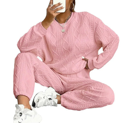 Long - Sleeve Knit Outfit – Comfortable Casual Style - LunaKit.LTD